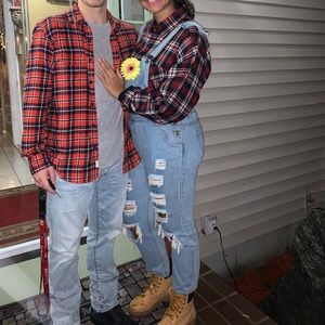 Women’s denim overalls